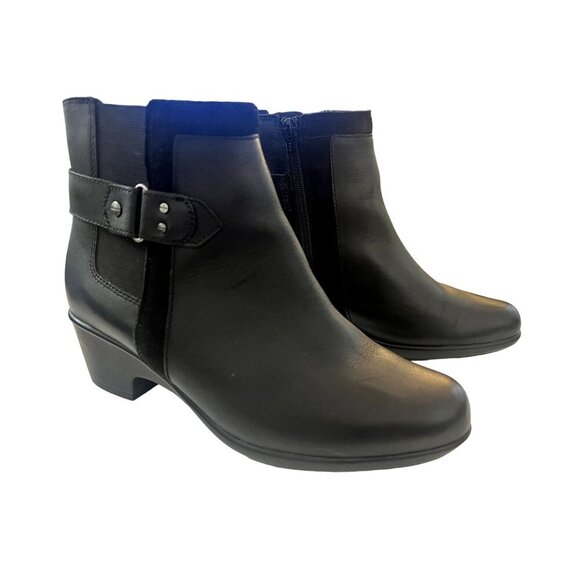Women's Clarks Malia Maui Ankle Boots Size 7.5 - Picture 1 of 6